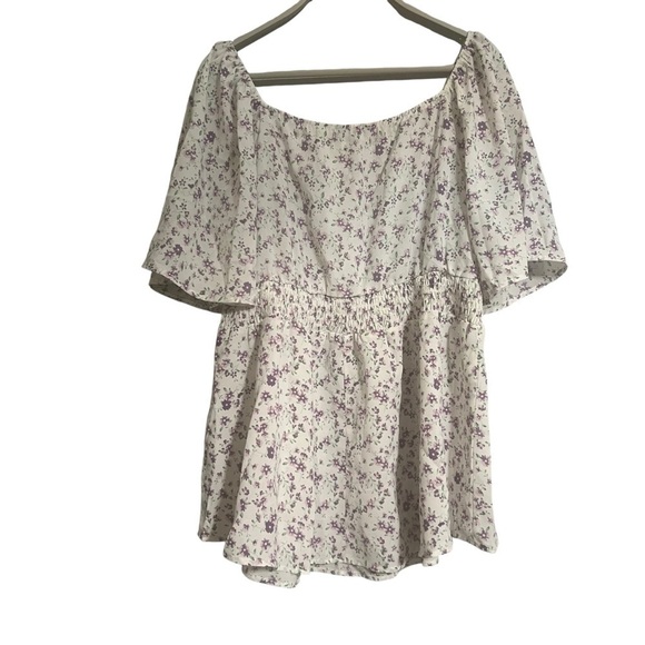 Bloomchic floral square neck blouse - Picture 5 of 9